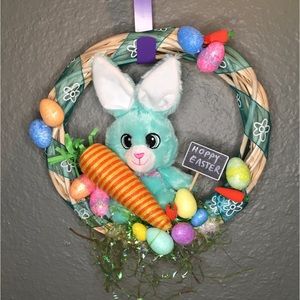 Easter bunny wreath